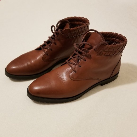 Sporto Women’s Cognac Leather Booties   8 M - Picture 4 of 8